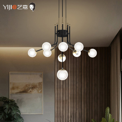 广州YJP-7727-4+4+艺术吊灯